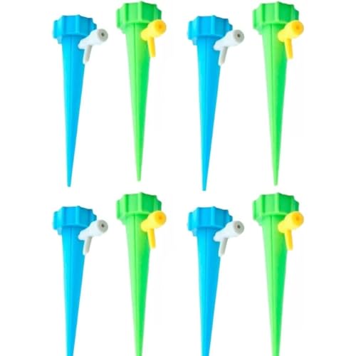 Aparelhos de irrigação de plantas da Siksin, para férias, [atualizados] Sistema de espigões de água de plantas com controle de liberação lenta da válvula de irrigação automática de