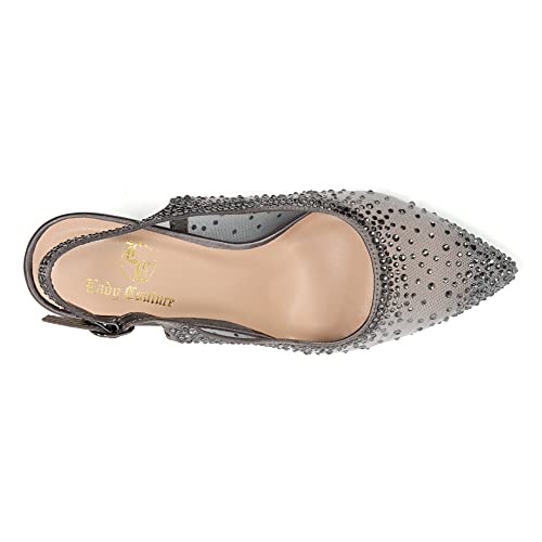 Lady Couture Lola Embellished Pointed Toe Slingback Pump4