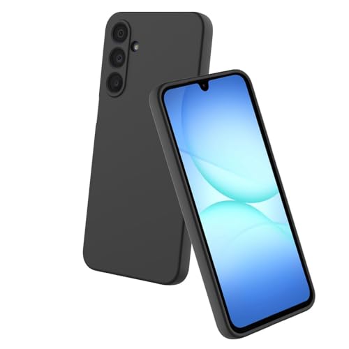 Image of Back Cover for Samsung Galaxy A17 5G / F17 5G / M17 5G | Full Camera Protection | Premium Liquid Silicon Case | Flexible Bumper Case for Samsung Galaxy A17 5G / F17 5G / M17 5G (Black)