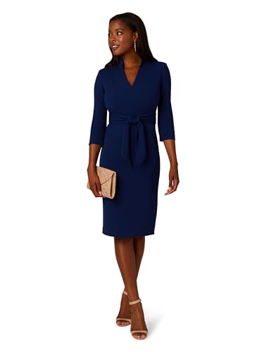 Adrianna Papell Women's Front Tie Short Dress4