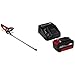 Einhell 3410502 Cortasetos (18 V, largo de corte 55 cm, sin batería) rojo + 4512042 Kit con Cargador y batería de repuest, tiempo de carga: 60 Minutos