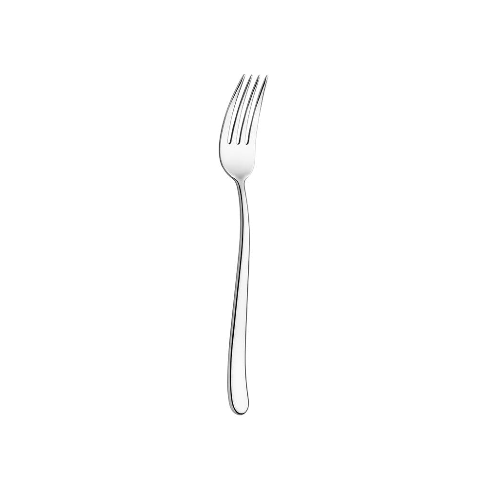 BRA Napoli | Set 24 pezzi posate, acciaio inossidabile 18/10, finitura lucida brillante, adatte alla lavastoviglie, spessore 4 mm, con coltello bistecca