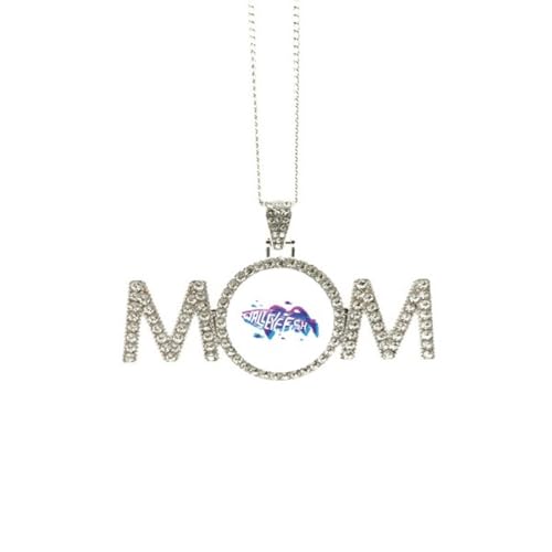 Collier poisson bleu violet fini les bijoux ternes pour maman et mamie M