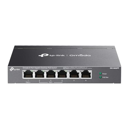 Switch 6 ports GbE Omada avec alimentation 3 ports PoE