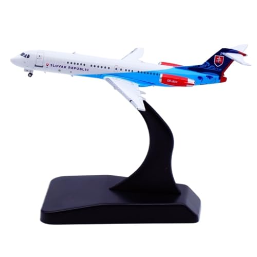 Réplica de modelos de aviones Fokker 100 eslovaco para regalar a coleccionistas