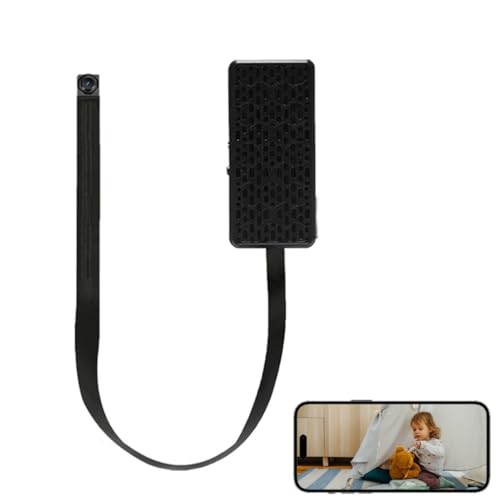 Módulo de mini câmera DIY, câmera oculta 1080p, câmera de vigilância para uso doméstico e escritório com controle de aplicativo de detecção de movimento, visualização em tempo real, detecção de