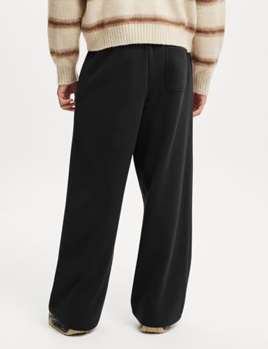 Image of HeSaYep Men's Baggy Sweatpants Cotton Fleece Wide Leg Sweat Pants