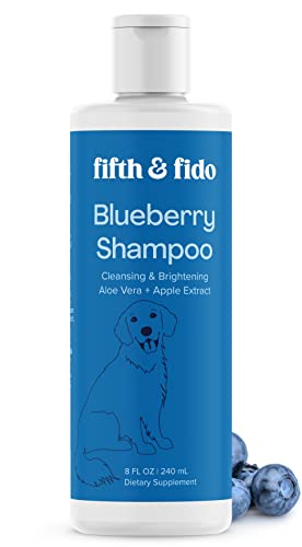 Blueberry Dog Shampoo - Dog Whitening Shampoo to Brighten & ...