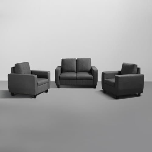 Image of Sleepyhead Bae - 2+1+1 Seater Sofa Set (Fabric, Stone Grey)