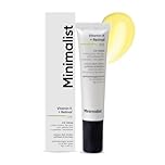 Minimalist Caffeine Eye Cream with Retinal & Vitamin K for Dark Circles, Puffiness, Bags Under Eyes, Wrinkles & Fine Lines | For Women & Men | 0.49 oz / 14 gm