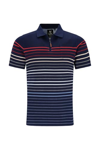 hajo Poloshirt Kurzarm Shirt Stay Fresh 27746 609 Marine gestreift, Herren-Größe:52 hajo Poloshirt Kurzarm Shirt Stay Fresh 27746 609 Marine gestreift, Herren-Größe:52