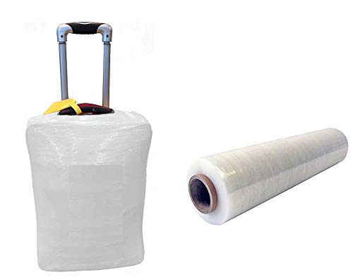 UNIVERS GRAPHIQUE Film étirable pour Bagage Valise Emballage Transparent 450 mm x 270 mètres Film Protecteur Extensible Manuel pour sécuriser sa Valise