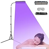 Bräunungslampe für zu Hause, 45 W, 395 nm, Bräunungslampe für Gesicht und Körper, verstellbare Halterung, UV-Lampe, Bräunungslampe mit Augenschutz, violettes Licht, für Haut Bronze antik (45 W)