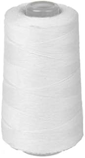 ROSENICE Cotton Sewing Thread Spool Quilting Threads for Sewing Machine 3000 Yards (White)