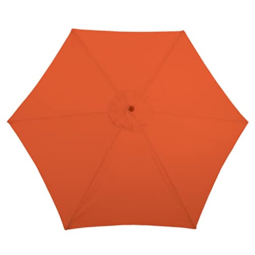 Toile de rechange parasol 3m polyester 6 baleines ocre - 7