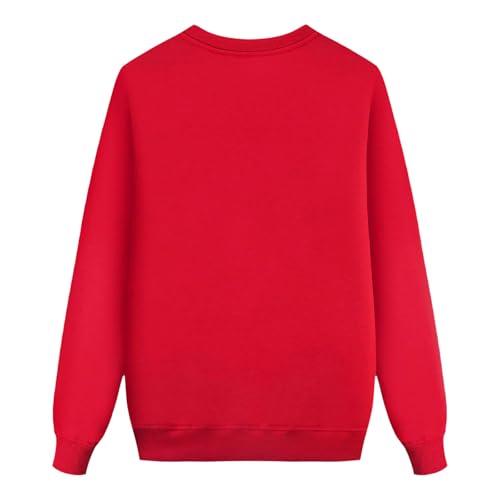 Ugly Christmas Sweater Family Set Long Sleeve Elk Deer Print Sweater Tops Graphic O-Neck Holiday Pullover for Adult4