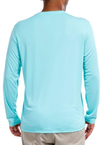 Reel Legends Mens UPF 50+ Solid Reel-Tec Long Sleeve Shirt Medium Mint2