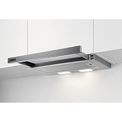 Zanussi ZHP60260SA Flachschirm-Dunstabzugshaube/Abluft oder Umluft / 60cm / Silberfarben/max. 120 m³/h/min. 68 - max. 72 dB(A) Cover
