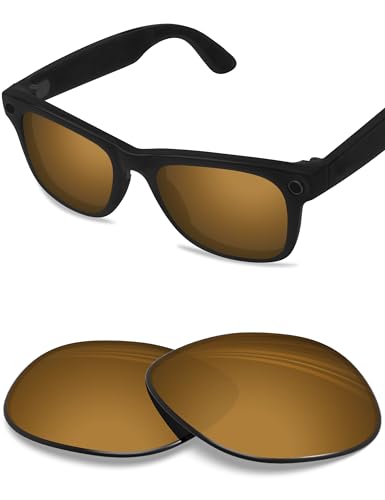 Image of BLAZERBUCK Photochromic Replacement Lenses Compatible with Ray-Ban Meta Wayfarer RW4008 | RW4012 (Gen 2) 53mm Smart Glasses