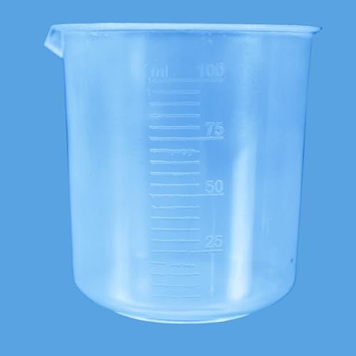 Image of ESAW Multipurpose Measuring Cup /Beaker /Jug Set for Kitchen, Cooking, Science Labs, Baking, Car Service & Schools - BPA-Free Plastic, Set of 5 (1000ml, 500 ml, 250ml, 100ml, 50ml)