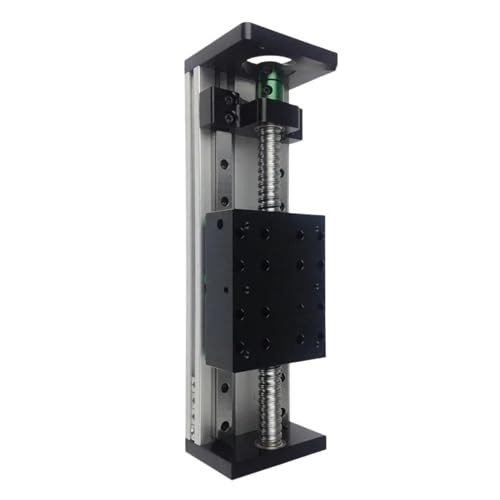 Dual Optical Axis Manual Sliding Table Rail Guide Ball Screw Platform Motion Stage 4pcs Sliders Linear Guid Double Square Sliding Table SFU1605(Stroke 500mm)