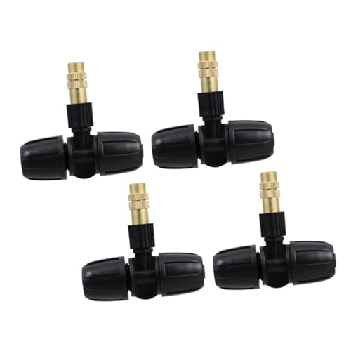 DOITOOL 4個 滴灌?? 可能なミスト噴霧ノズル 温室 芝生 園用散水システム 効率的な点滴灌漑で水資源節約 耐久性のある銅製冷却用噴霧ヘッ