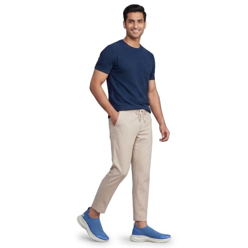 Image of Neeman's Curve Knit Slip On Shoes for Men | Casual Slip On Shoes | Lightweight Walking Shoes | Breathable Knit Upper | Comfortable Cushioned Shoes | Stretch Fit | EVA Sole with Grip