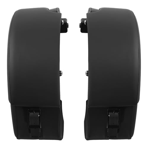 Alforja de cuero PU para motocicleta Indian Scout 2015-2024, Sixty 2016-2024 y ABS 2019-2020, color negro, capacidad 1.5 L miniatura 7