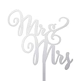 🍰 DEKOWEAR CAKE TOPPER HOCHZEITSDEKO: Liebevoll gestaltete Acryl oder Holz Tortenfigur in bekannter Form & mit dem Schriftzug 