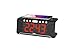Naxa Electronics NRC-190 Dual Alarm Clock with Qi Wireless Charging Function for Smartphones/iPod/iPhone/Tablets, LED Display, Black