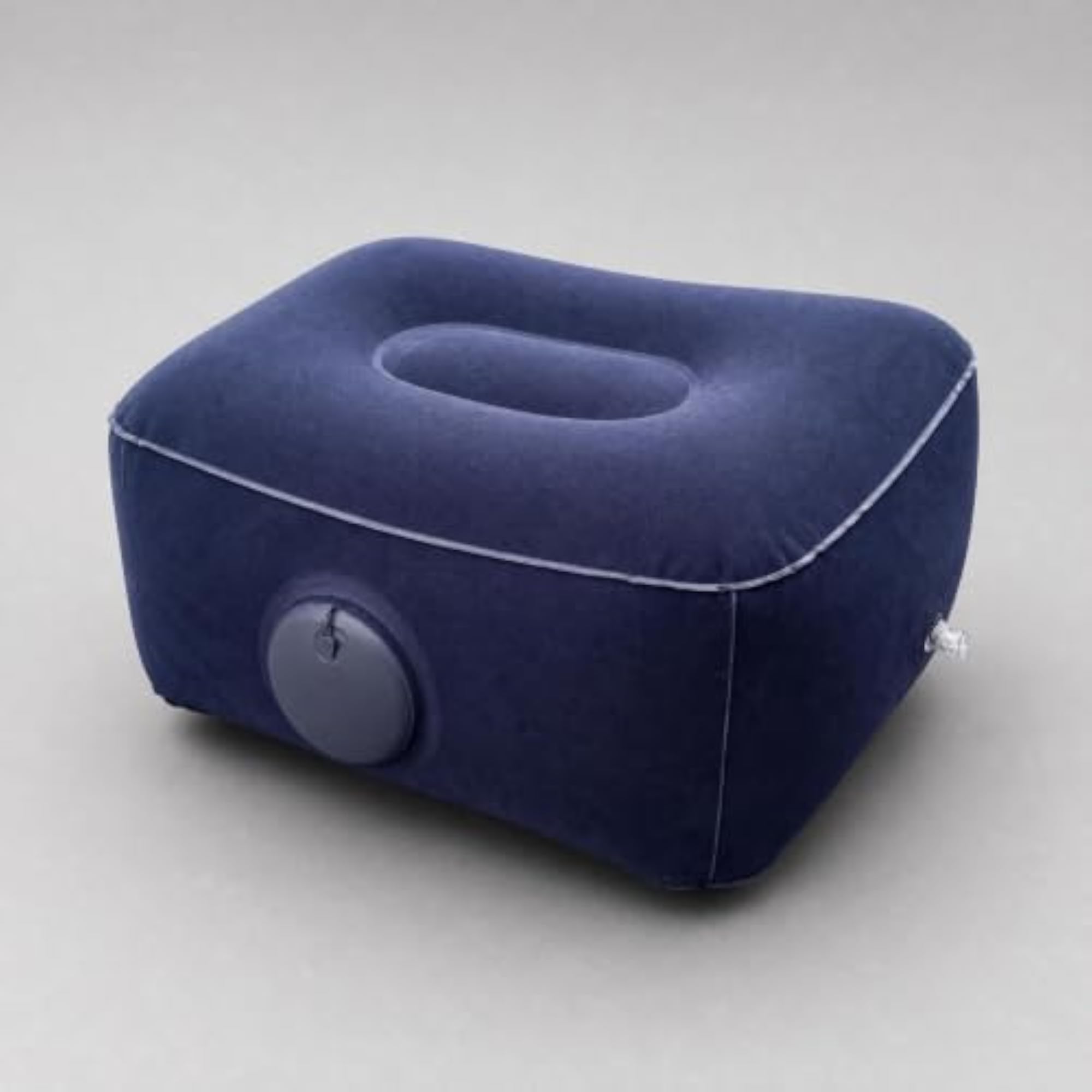 Inflatable Footrest with Built-in Pump, Portable for Commuters