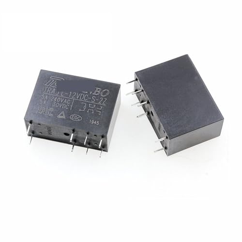 Relé electromecánico TRA3L-12VDC-S-2Z con dos contactos conmutados de 5A 4