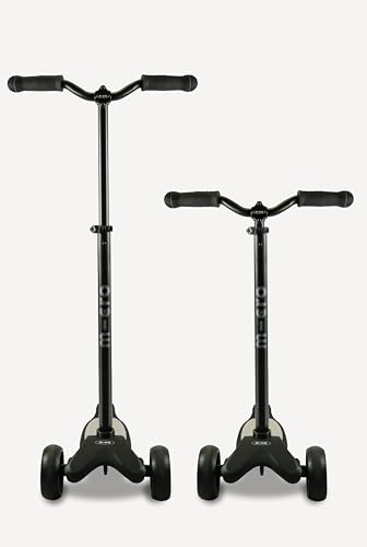 Image of Micro Kickboard Reloaded Three-Wheel Scooter for Big Kids, Teens, & Adults - Lean-to-Steer Carving Ride, Adjustable T-Bar, Wide Wheels, Up to 220 lb, Ages 13+