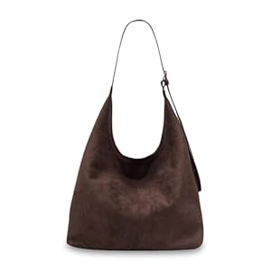 Handtasche Damen, Wildleder Hobo Bag, Wildleder Tote Bag, Wildleder Shopper Tasche, Groß Crossbody Bag, Vintage Shoulder Bag, Retro Slouchy Bag, Beuteltasche Schultertasche