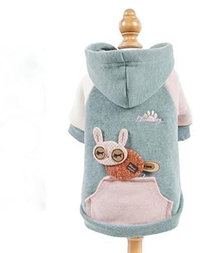 Sweat à capuche pour chiens sweat-shirt vert confortable L