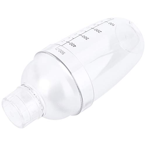 Cabilock Cocktail Martini Shaker Chá de Leite Copo Shaker Vinho Shaker Drink Mixer de Plástico Claro