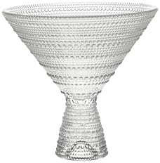 Fortessa Jupiter Beaded Hobnail Glass, 11.5 Ounce Martini (Set of 2), Clear - Thumbnail 3