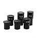 Biological Microscope Eyepiece WF5X WF10X WF15X WF16X WF20X WF25X, Wide Angle Lens for 23.2mm Tube, Monocular Optical Accessory, Aluminum Alloy + Glass, Black(WF5X/20)