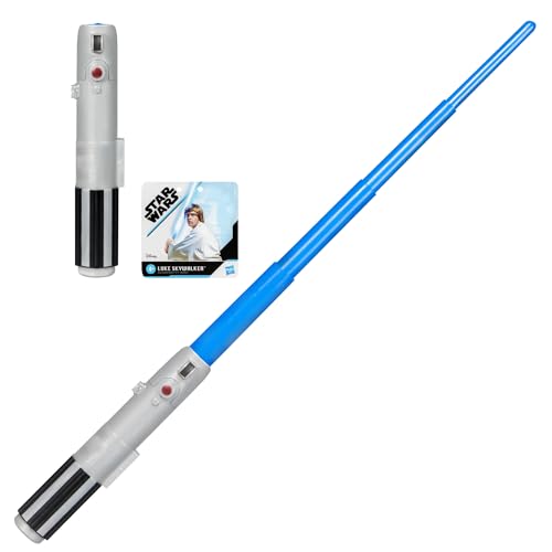 Image of STAR WARS Non-Electronic Luke Skywalker Lightsaber, Officially Licensed Blue Lightsaber, Roleplay Toys Boys & Girls Ages 4+