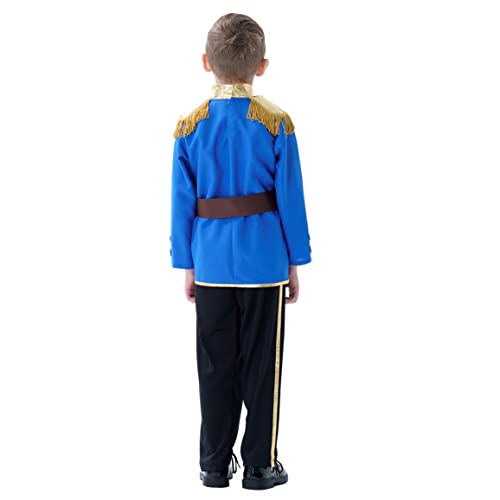Paturpint Boy Prince Charming Costume-Kids Royal Prince Outfit For Cosplay Fairytale Ball Halloween Christmas Birthday Party (Xs) #TOP1