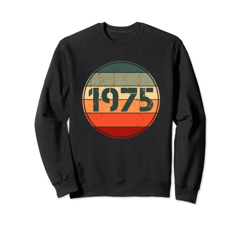 Camisetas vintage de cumpleaños de 1975 para mujer, divertidas camisetas de cumpleaños de 1975 Sudadera