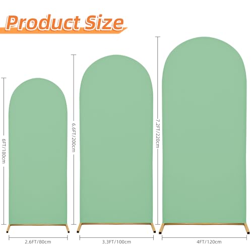 Funda de arco elástico 7.2FT para soportes de boda miniatura 2