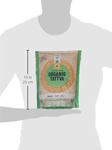 Image of Organic Tattva Arhar Dal 1 Kg | Unpolished Organic Toor Dal, Chemical Free, Nutritious & Rich in Taste (Pack of 3)