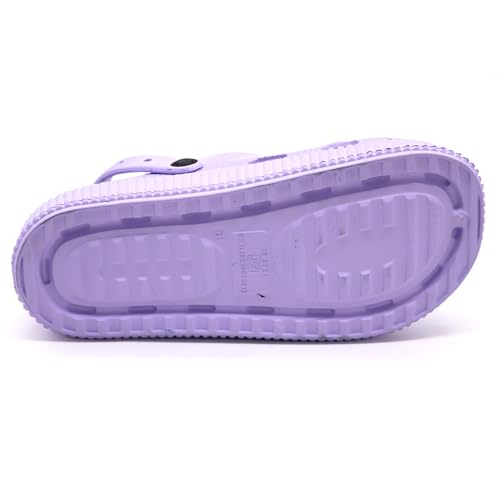 Image of SVAAR Fashionable Comfortable Lightweight Platform Heels Clogs for Women's | Cushioned Footwear | Lightweight Slip-ons | Waterproof Sandals for Women