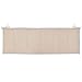 vidaXL Cojín Banco Jardín Crema 150x50x3 cm Almohadón Almohadilla Silla Patio