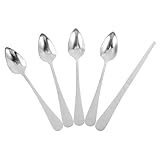 CLISPEED Edelstahl Obstlöffel Set mit Gezacktem Rand und Dickem Griff Grapefruit Kiwi messer...