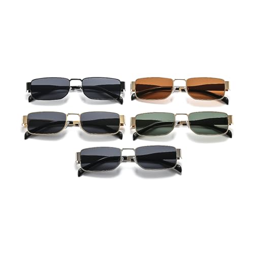 laureles Fashion Metal Frame Square Sunglasses Women Vintage Rectangle Sun Glasses Men Punk Goggles Female Male4