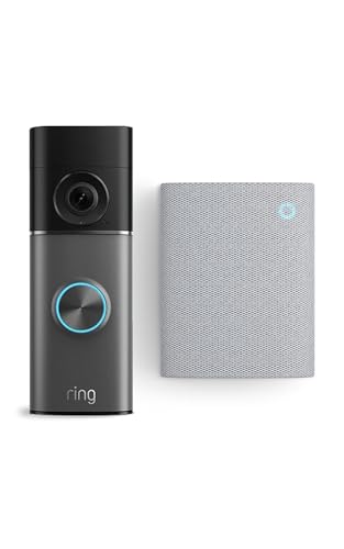 Ring Battery Video Doorbell Pro (última gen.) + Chime(3.ª gen.)| Retinal 4K, zoom mejorado de hasta 10 aumentos | Batería recargable ultra | Prueba gratuita de 30 días del plan de suscripción de Ring