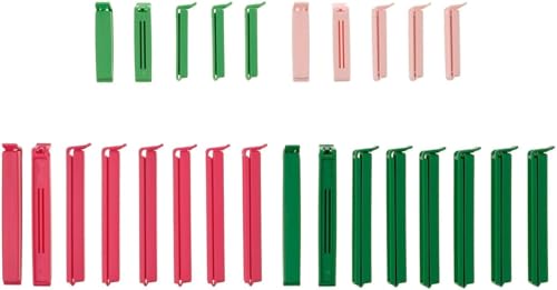 Ikea BEVARA Clips de cierre para bolsas herméticas – 26 unidades, reutilizables, aptos para alimentos, cierre hermético, ideal para cocina y hogar