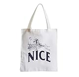 Sac en Polycoton. Grande contenance. Tissu épais et très résistant : 340 g/m2. Dimensions : 38 x 42 cm